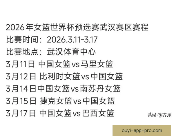 2026年世界杯赛程全面解析 各大赛区晋级赛程一览